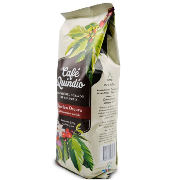 Café Quindío Consumo Superior 500g Tostado Alto Molido - Imagen 4