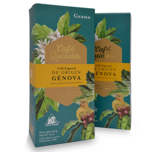 Café Quindío Génova Especial 340g Grano - Imagen 8